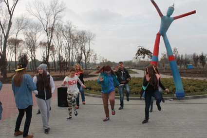 Молодіжна акція в майбутньому парку
